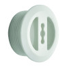 Enjoliveur trop-plein blanc Ø30mm