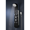 Colonne de douche NAUTILUS slate, fonction hydro-massage, robinetterie thermo