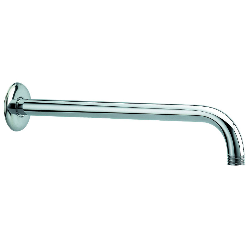 Bras pour colonne de douche,métal chromé, L. 350mm