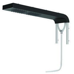 Casquette pour colonne de douche DUNE noire