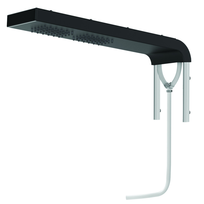 Casquette pour colonne de douche DUNE noire