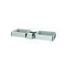 Tablettes porte-objet pour barre de douche 25x25mm