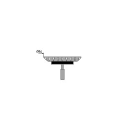 Panier inox Ø84 mm pour bonde automatique d'évier Ø90mm réf. 4365/4390