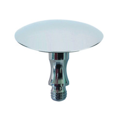 Clapet laiton chromé Ø66mm, pour bonde lavabo à écoulement libre réf. 1238/1235