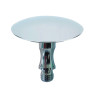 Clapet laiton chromé Ø66mm, pour bonde lavabo à écoulement libre réf. 1238/1235