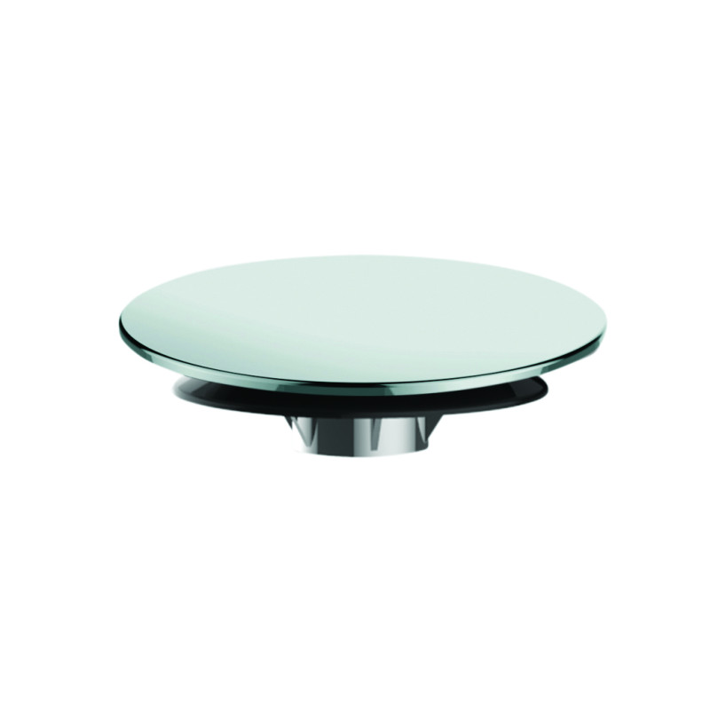 Clapet recouvrant ABS chromé Ø72mm, pour vidage de baignoire réf. 5796 PÉDICLIC