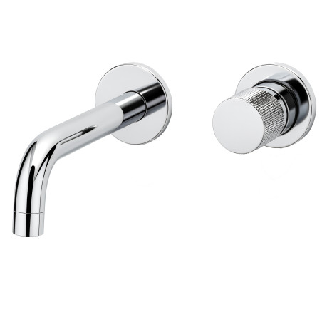 Mitigeur lavabo encastré 2 trous mural JEWEL chromé