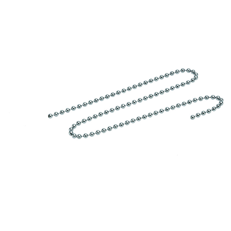 Chaînette perlée acier inoxydable