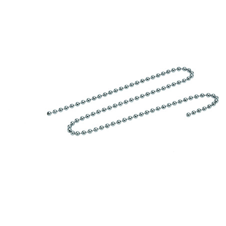 Chaînette perlée acier inoxydable