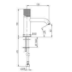 Mitigeur lavabo JEWEL chromé