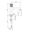 Mitigeur lavabo JEWEL chromé