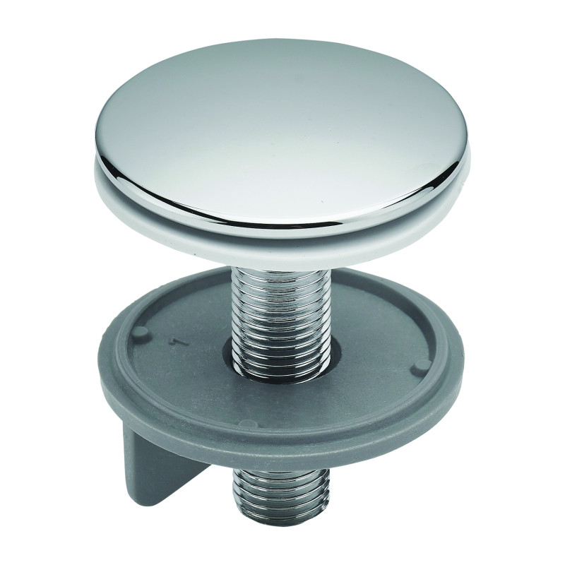 Cache trou laiton chromé Ø43,7mm