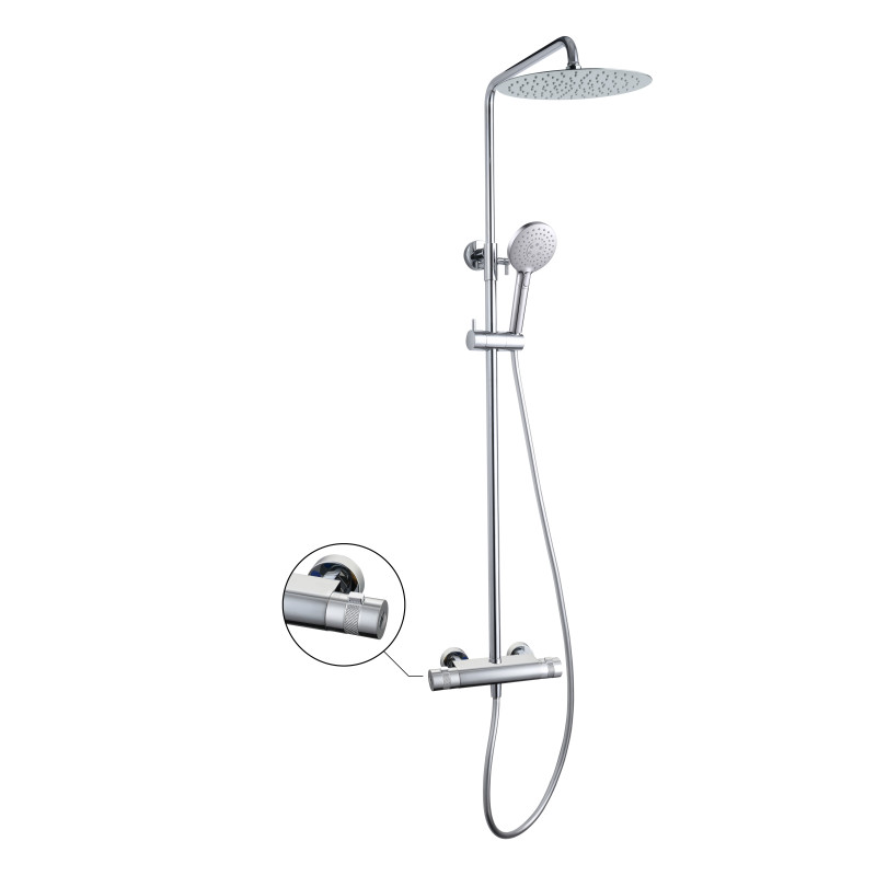 Colonne douche thermostatique JEWEL chromé