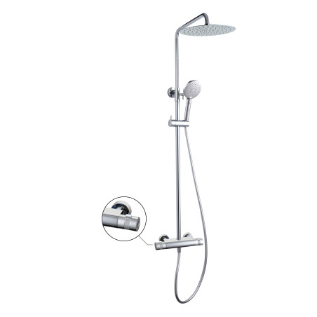 Colonne douche thermostatique JEWEL chromé