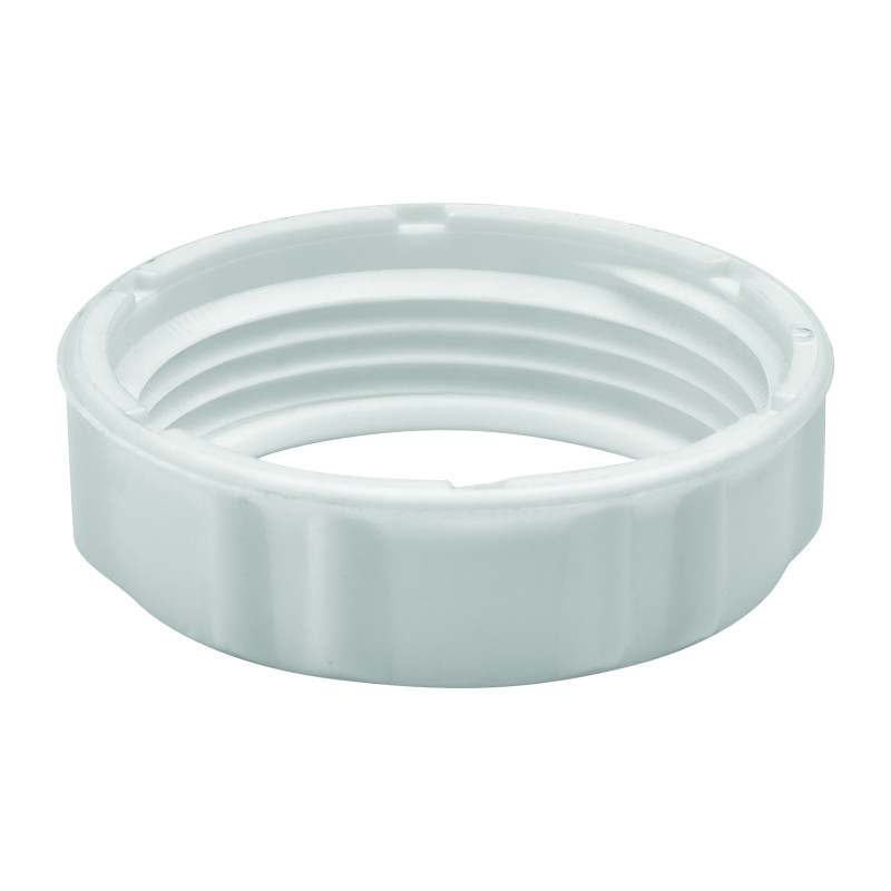 Lot de 2 écrous plastique 1” (33 ), pour siphon de lavabo plastique