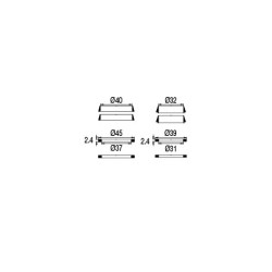 Kit 8 joints : 2 plats 2 coniques siphon lavabo/2 plats 2 coniques siphon évier