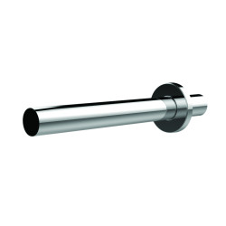 Sortie murale pour lavabo, Ø32mm, L. 300mm avec rosace ABS chromé