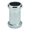 Manchon laiton chromé Ø32mm, entrée Ø32mm, sortie Ø32mm