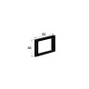 Lot de 10 joints plats 63x38x6mm, pour trop-plein évier