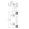 Mitigeur douche thermostatique JEWEL chromé