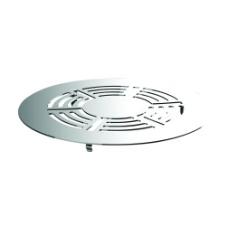 Grille design inox Ø115mm pour bonde extra-plate MINIME réf. 5717/5719/5720/5721