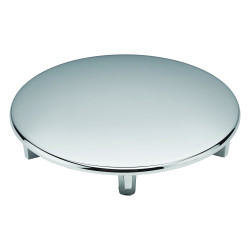 Capot métal chromé Ø116mm, pour bondes extra-plates MINIME et SMART