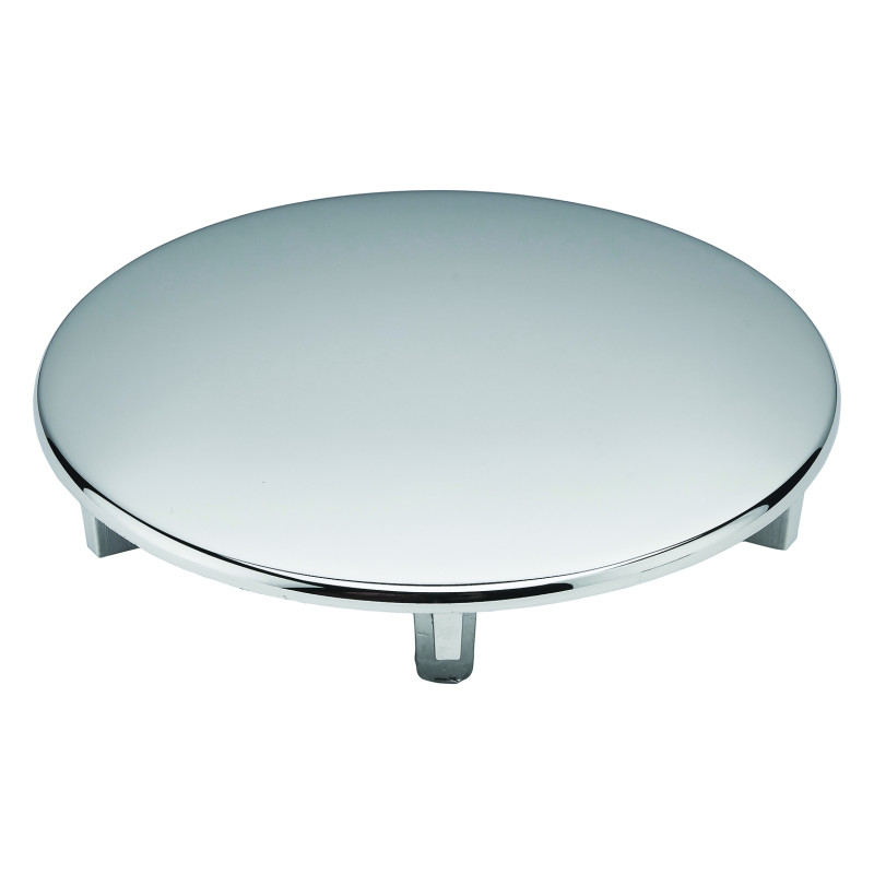 Capot métal chromé Ø116mm, pour bondes extra-plates MINIME et SMART