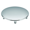 Capot métal chromé Ø116mm, pour bondes extra-plates MINIME et SMART