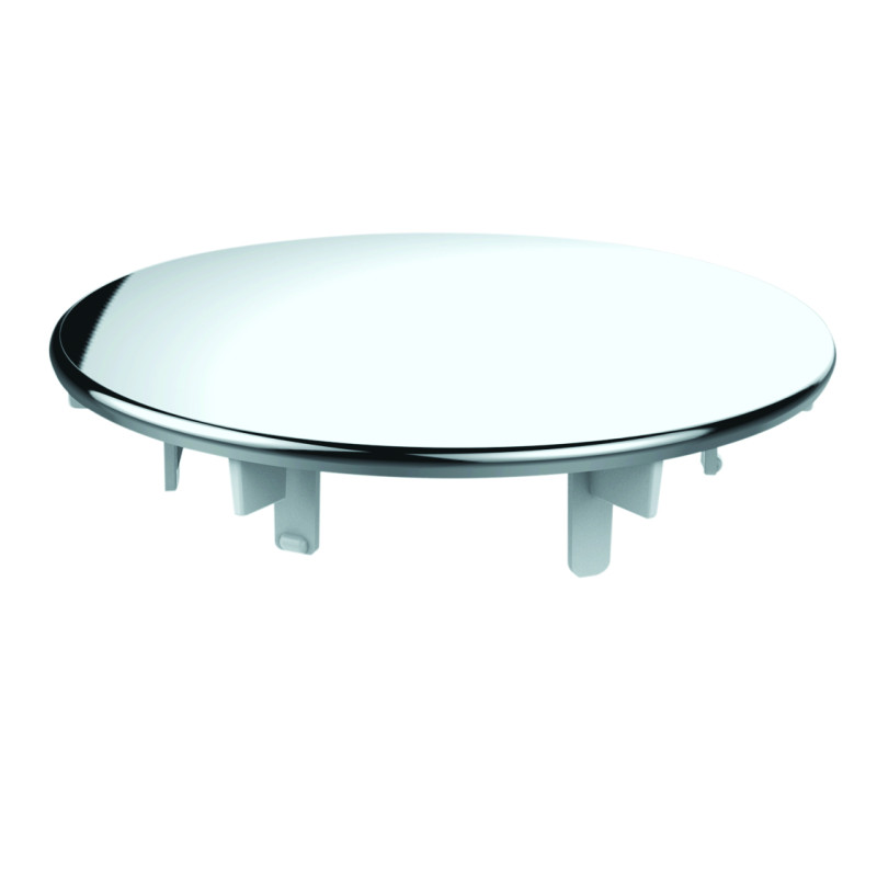 Capot ABS serti inox Ø117mm, pour bondes extra-plates MINIME et SMART