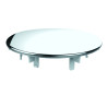 Capot ABS serti inox Ø117mm, pour bondes extra-plates MINIME et SMART