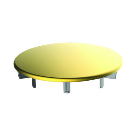 Capot ABS doré Ø116mm, pour bondes extra-plates MINIME et SMART
