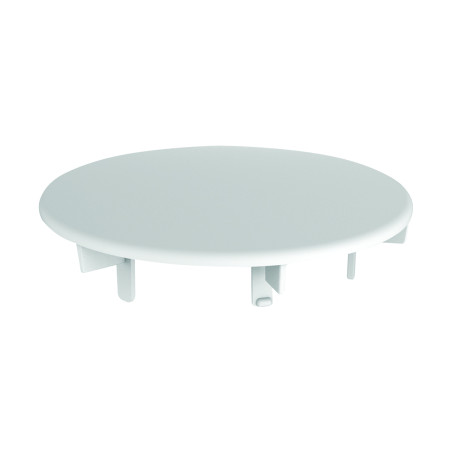 Capot ABS blanc mat Ø116mm, pour bondes extra-plate MINIME