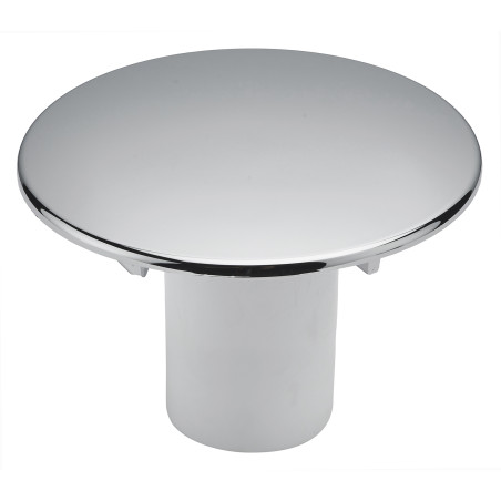 Capot ABS chromé Ø116mm, pour bonde sortie vert./horizontal réf. 5530/5715/5778