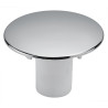 Capot ABS chromé Ø116mm, pour bonde sortie vert./horizontal réf. 5530/5715/5778