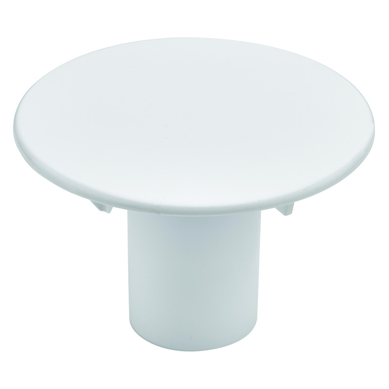 Capot ABS blanc Ø116mm pour bonde sortie verticale/horizontale réf. 5530/5715/5778