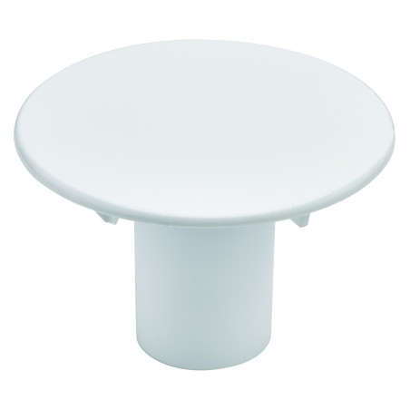 Capot ABS blanc Ø116mm pour bonde sortie verticale/horizontale réf. 5530/5715/5778