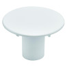 Capot ABS blanc Ø116mm pour bonde sortie verticale/horizontale réf. 5530/5715/5778