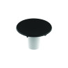 Capot ABS noir Ø116mm,pour bonde sortie verticale/horizontale réf.5530/5715/5778