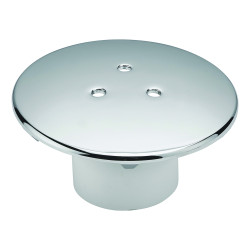 Capot métal chromé Ø90 mm + cloche, pour bonde réf. 5748