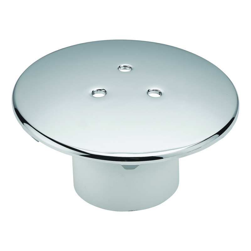 Capot métal chromé Ø90 mm + cloche, pour bonde réf. 5748