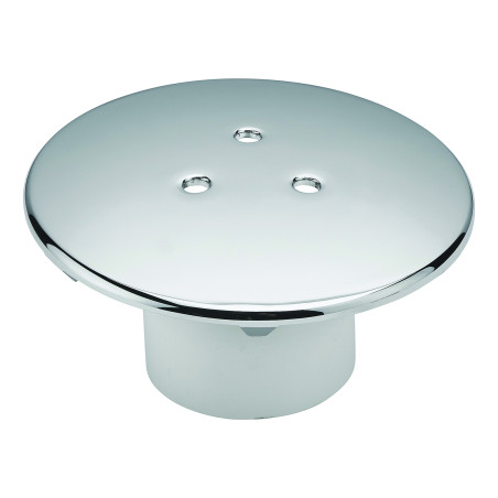 Capot métal chromé Ø90 mm + cloche, pour bonde réf. 5748