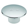 Capot métal chromé Ø90 mm + cloche, pour bonde réf. 5748