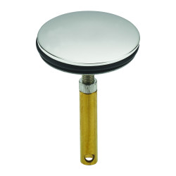 Clapet inox Ø40mm, avec tige de réglage L. 33mm, pour bonde réf. 1051 ou 1053