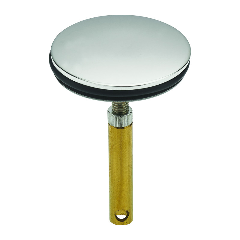 Clapet inox Ø40mm, avec tige de réglage L. 33mm, pour bonde réf. 1051 ou 1053