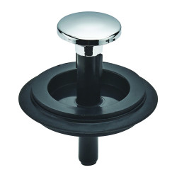 Clapet plastique chromé/noir, pour réf. 4080/4085