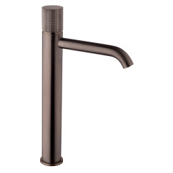 Mitigeur lavabo rehaussé JEWEL gun métal