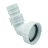 Prise coudée raccord TP diamètre 20,8 ou 24,3mm, joint plat, pour flexible Øint. 24mm