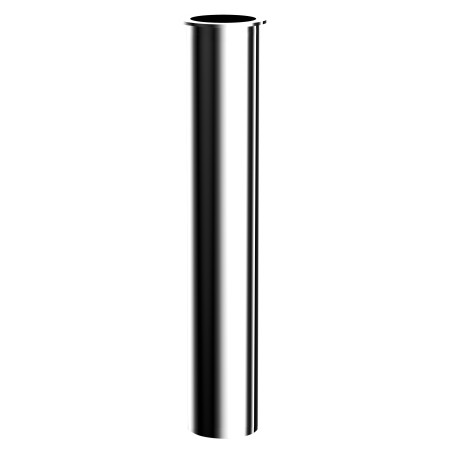 Tubemétal chromé l. 300mm réglable pour siphon lavabo