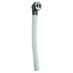 TP évier synthèse, enjoliveur ABS chromé Ø30mm, L. 20mm, serrage 6 à 12mm