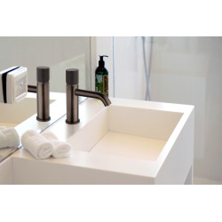 Mitigeur lavabo JEWEL gun métal